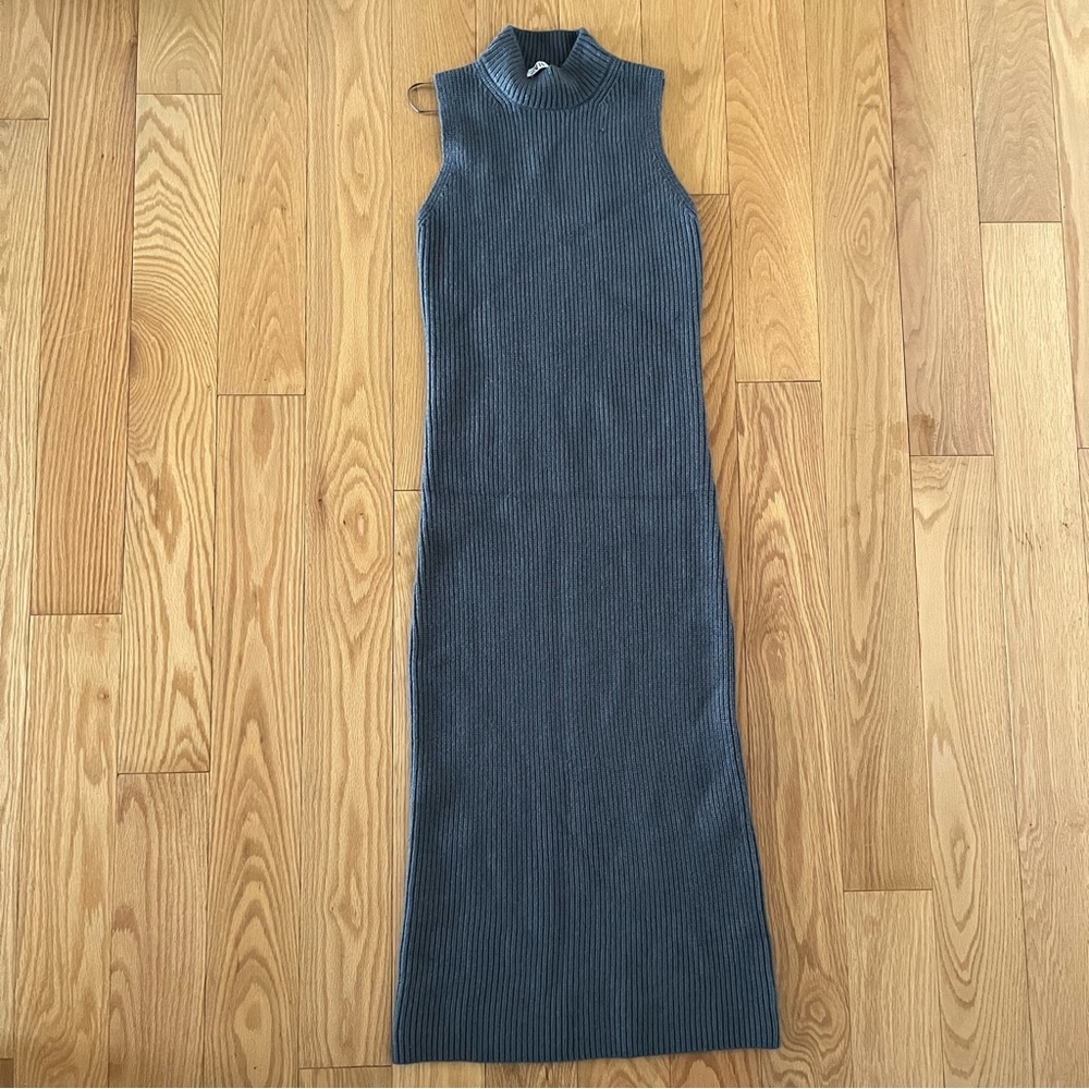 Zara knit sleeveless maxi dress